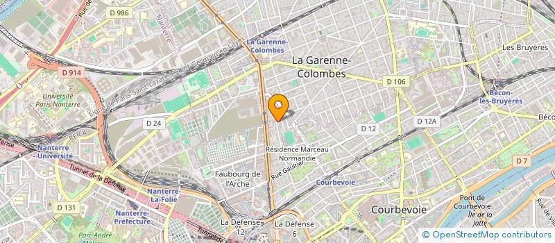 localisation de l'entreprise JAGGER à LA GARENNE-COLOMBES
