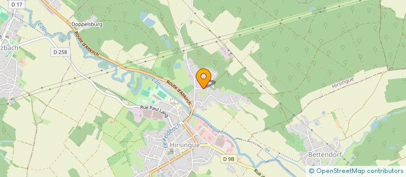 localisation de l'entreprise JAGO  HIRSINGUE