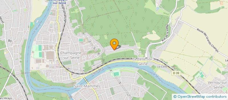 localisation de l'entreprise JAGOT FRET EXPRESS  VERNOU-LA-CELLE-SUR-SEINE