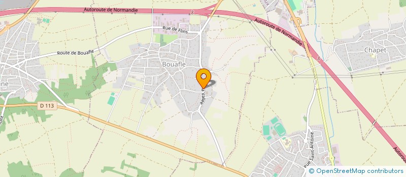 localisation de l'entreprise JAGOT LECERF  BOUAFLE