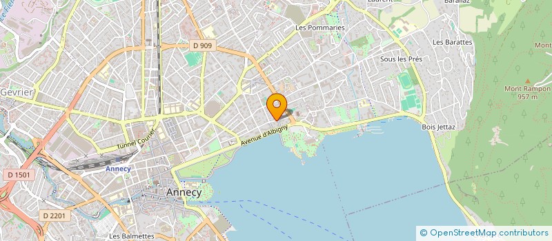 localisation de l'entreprise JAGPACK  ANNECY