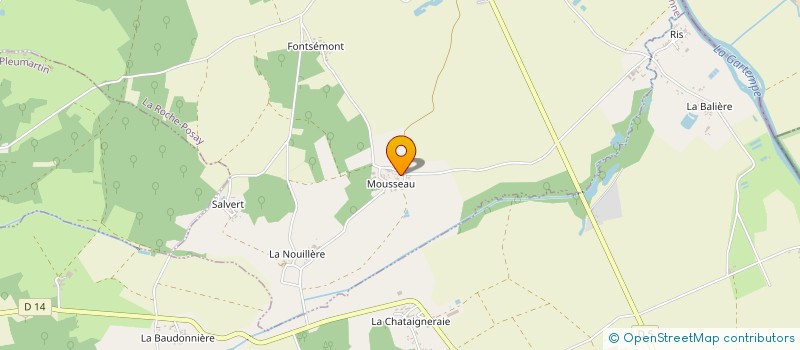 localisation de l'entreprise JAGS  LA ROCHE-POSAY