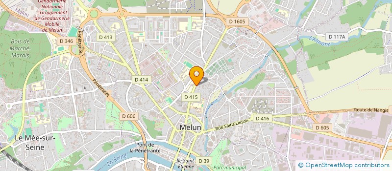localisation de l'entreprise JAGUAR STORK à MELUN
