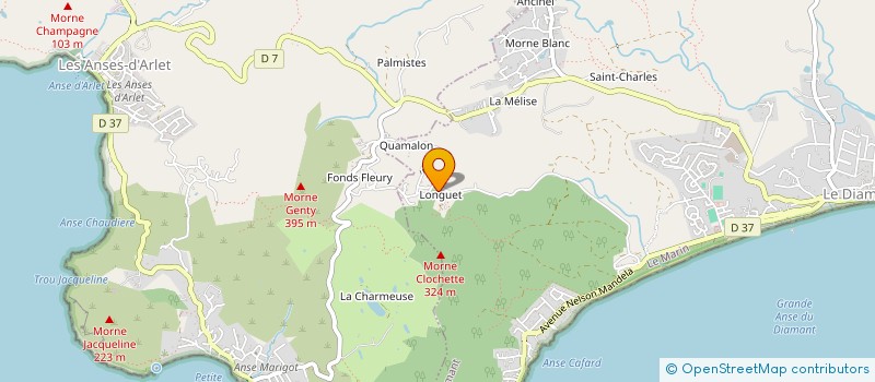 localisation de l'entreprise JAGUAR TEAM MARTINIQUE  DIAMANT