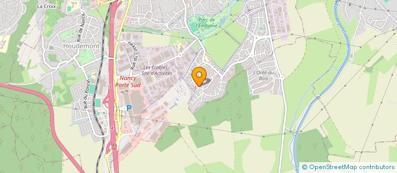 localisation de l'entreprise JAGUARS BASEBALL SOFTBALL SLUC NANCY  TOMBLAINE