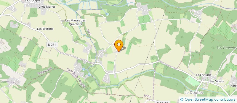 localisation de l'entreprise JAGUENAUD VINET  JUICQ