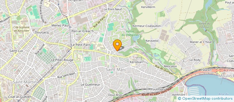 localisation de l'entreprise JAGUERO  BREST