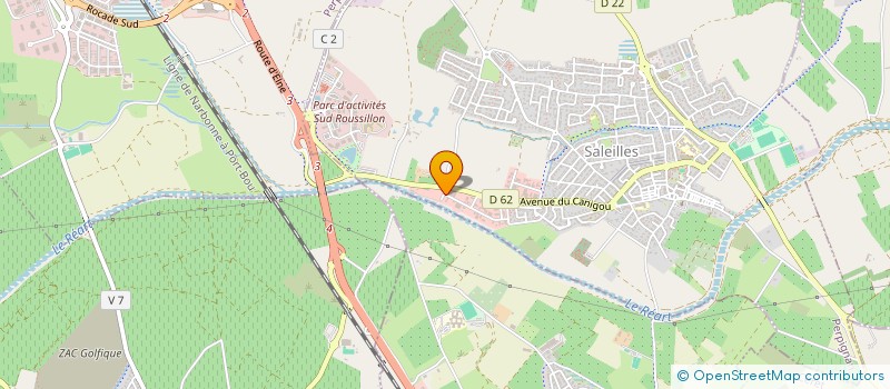 localisation de l'entreprise JAGUY  SALEILLES