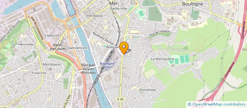 localisation de l'entreprise JAGY à BOULOGNE-SUR-MER