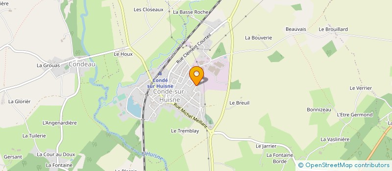 localisation de l'entreprise JAHANDIER à SABLONS-SUR-HUISNE