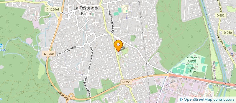 localisation de l'entreprise JAHDDICT  LA TESTE DE BUCH