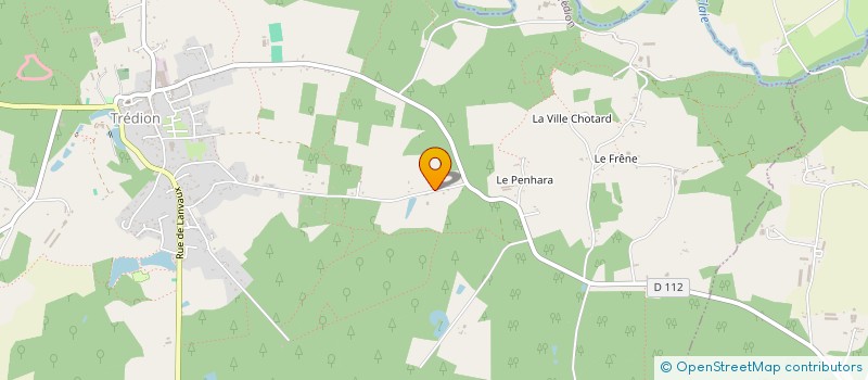 localisation de l'entreprise JAHIER MENUISERIE à ELVEN
