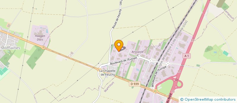 localisation de l'entreprise JAHL  FEUCHY