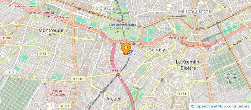 localisation de l'entreprise JAHM à GENTILLY