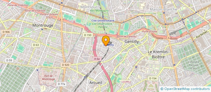 localisation de l'entreprise JAHM IMMO  GENTILLY