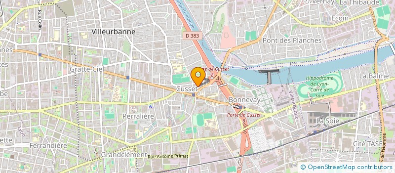 localisation de l'entreprise JAHMM PRODUCTION  VILLEURBANNE