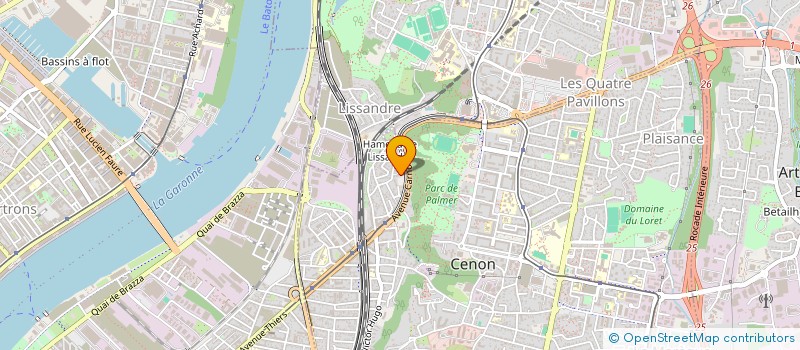 localisation de l'entreprise JAHN IMMOBILIER  CENON