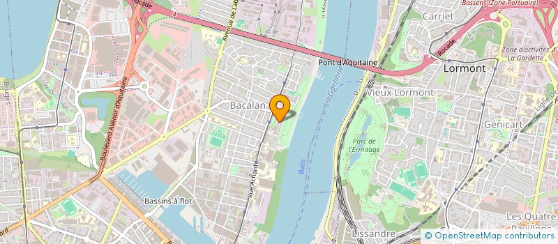 localisation de l'entreprise JAHNAK à BORDEAUX