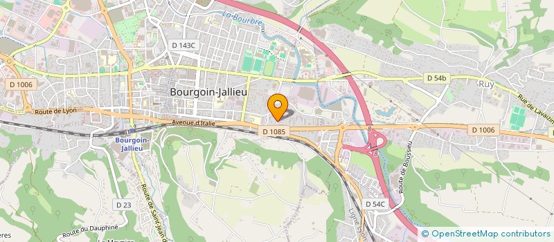 localisation de l'entreprise JAI 2A à BOURGOIN-JALLIEU