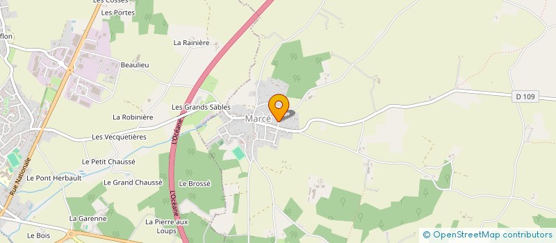 localisation de l'entreprise JAIA à MAZE-MILON