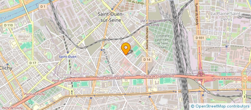 localisation de l'entreprise JAID à SAINT-OUEN-SUR-SEINE