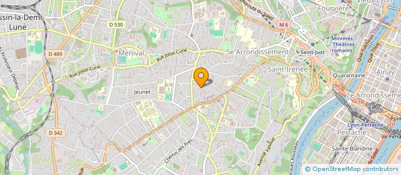 localisation de l'entreprise JAIDELAFRANCE  LYON