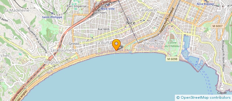localisation de l'entreprise JAIF  NICE