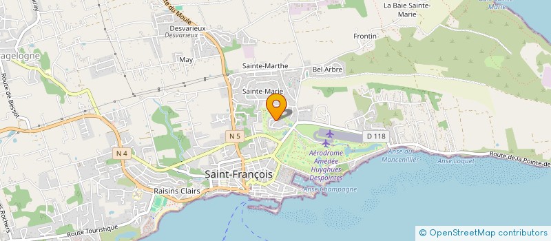 localisation de l'entreprise JAIGU LOPEZ  SAINT-FRANCOIS