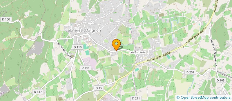 localisation de l'entreprise JAIIMMO  CABRIERES-D'AVIGNON