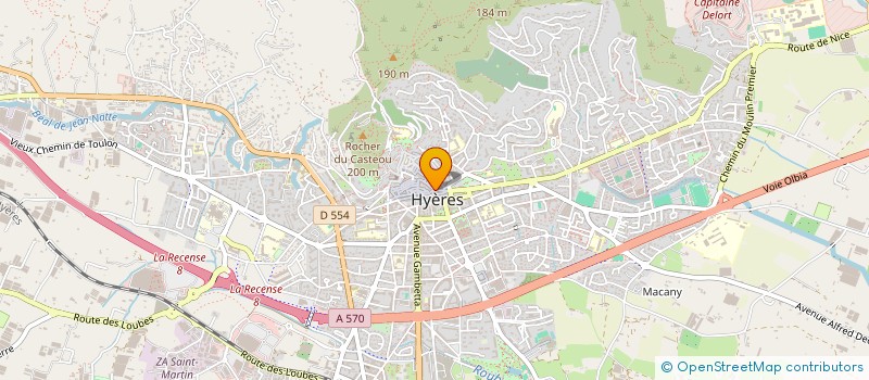 localisation de l'entreprise JAIKA  HYERES