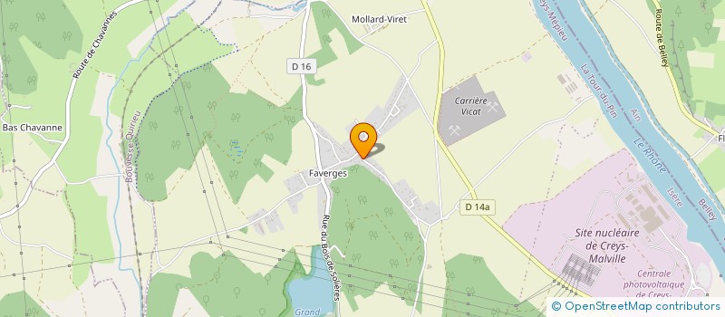 localisation de l'entreprise JAIKA-SUD  CREYS-MEPIEU