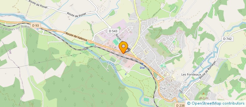 localisation de l'entreprise JAILLANJOU à DIE