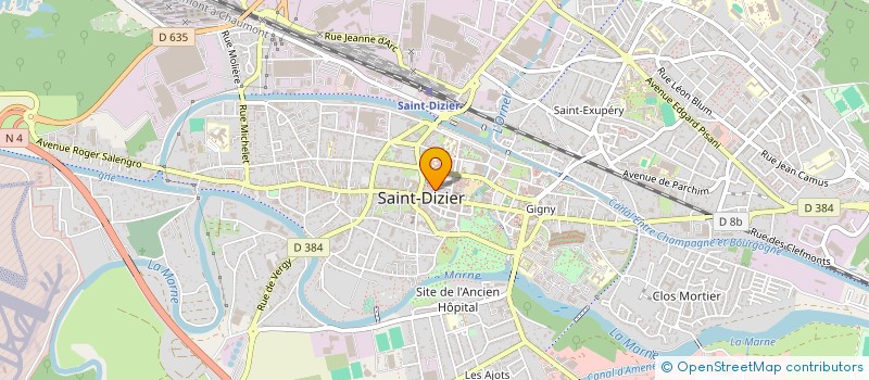 localisation de l'entreprise JAILLET ET COMPAGNIE à SAINT-DIZIER