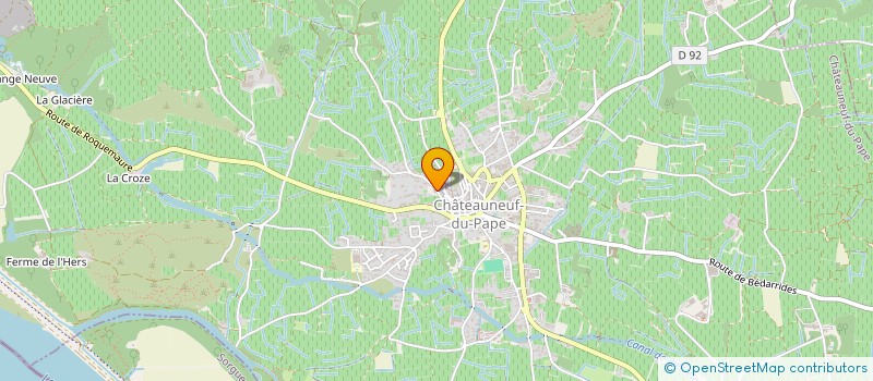 localisation de l'entreprise JAILLET INVESTISSEMENT  CHATEAUNEUF-DU-PAPE