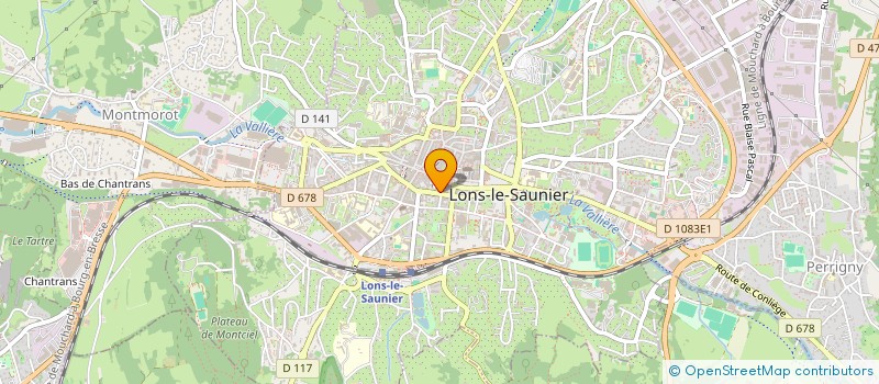 localisation de l'entreprise JAILLET ROLAND ET EDWIGE à LONS-LE-SAUNIER