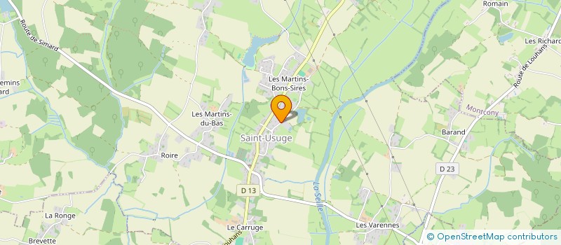 localisation de l'entreprise JAILLET SOLUBOIS  SAINT-USUGE