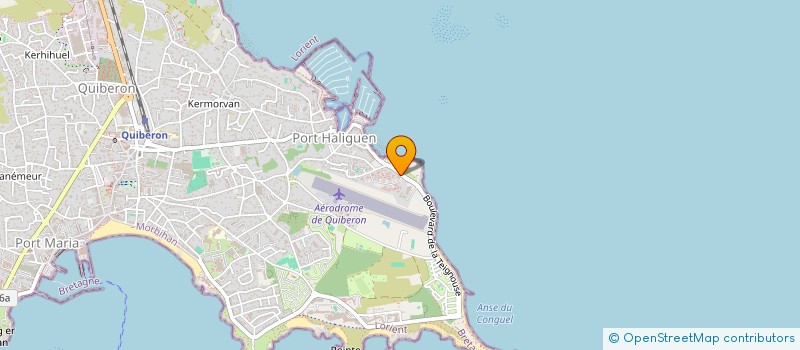 localisation de l'entreprise JAILLON - TURBET à QUIBERON