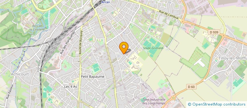 localisation de l'entreprise JAILLOUX EDITIONS à ARRAS