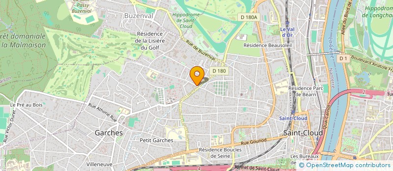 localisation de l'entreprise JAIM à GARCHES