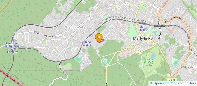 localisation de l'entreprise JAIMAU à MARLY-LE-ROI