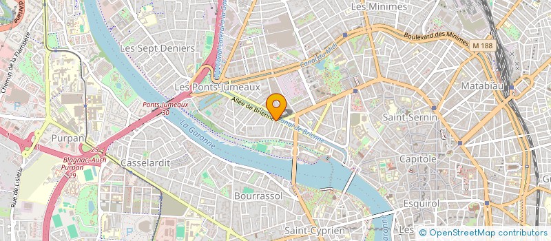 localisation de l'entreprise JAINA  MONTRABE