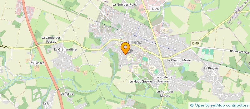 localisation de l'entreprise JAIRIPH  TREILLIERES