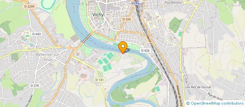 localisation de l'entreprise JAIS ET ASSOCIES à BELLERIVE-SUR-ALLIER