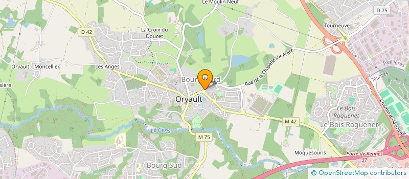 localisation de l'entreprise JAIZA à ORVAULT