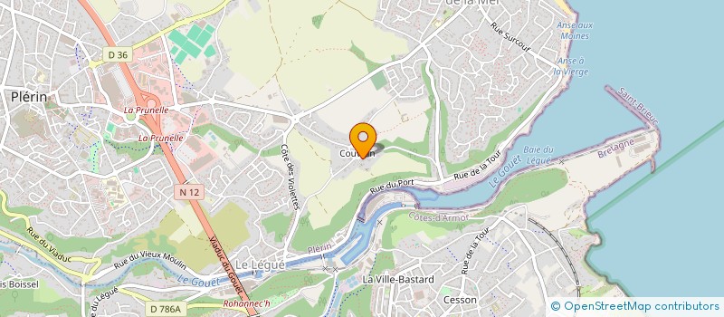 localisation de l'entreprise JAJ  PLERIN