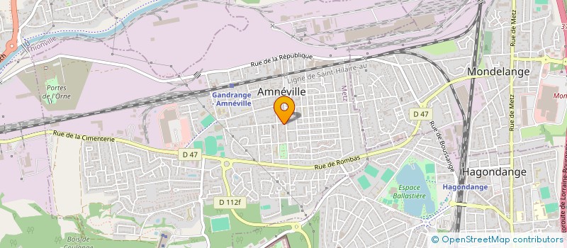 localisation de l'entreprise JAJ57  AMNEVILLE