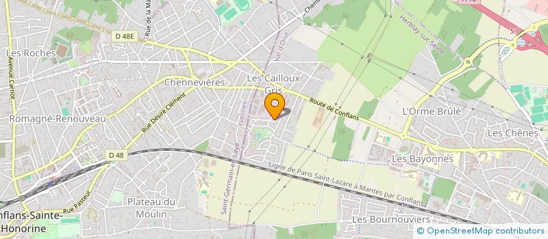 localisation de l'entreprise JAJA  HERBLAY-SUR-SEINE