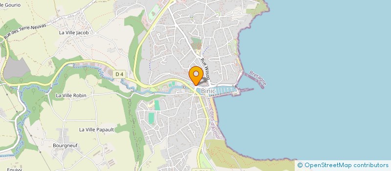 localisation de l'entreprise JAJA CABANA à BINIC-ETABLES-SUR-MER