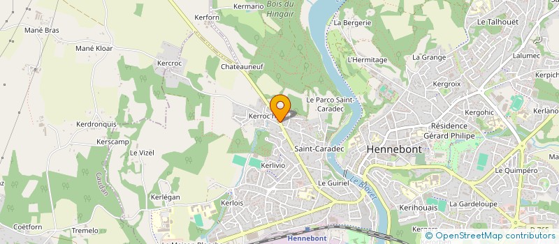 localisation de l'entreprise JAJAAM  HENNEBONT