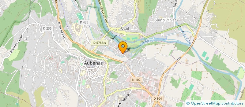 localisation de l'entreprise JAJACOSTE  AUBENAS